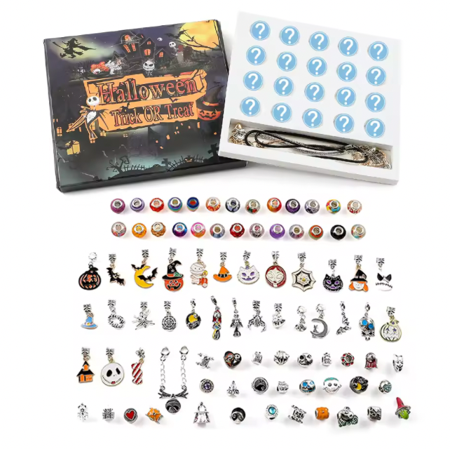 Nightmare Before Christmas Charm Bracelet – Tim Burton Inspired Holiday Jewelry